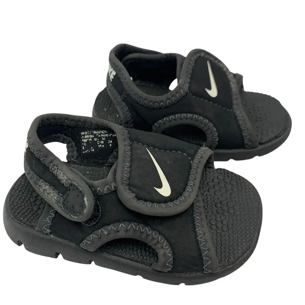 Nike Sunray Toddler Boys Sz 3 Adjustable Hook Loop Water Hiking Shoes Sandals